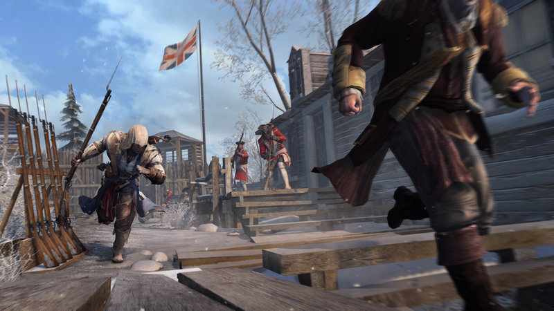 Illustration for article titled Redcoats Are In Serious Jeopardy in These New Assassin's Creed III Screenshots